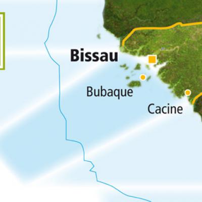 Carte Guinee Bissau